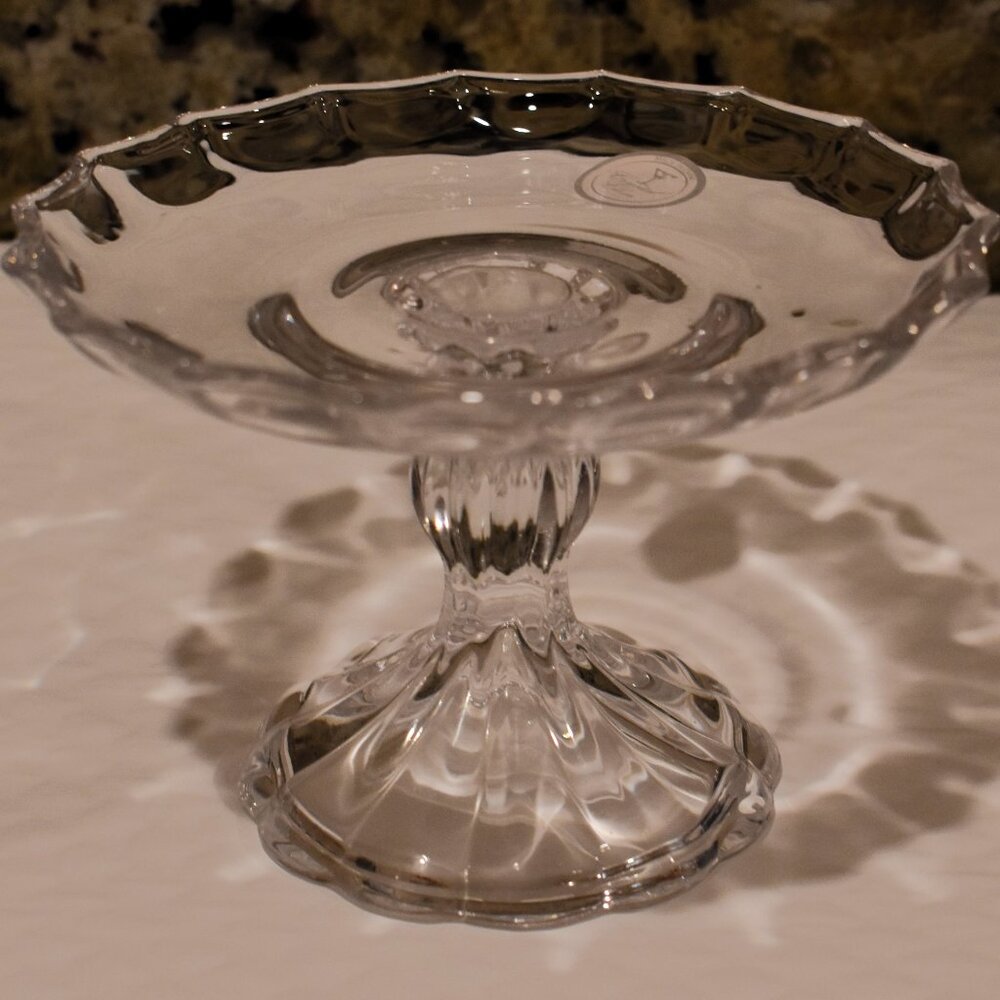 Crystal Clear Crystal Candle Holder